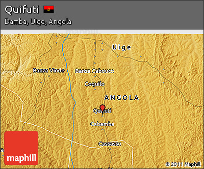 Physical 3D Map of Quifuti