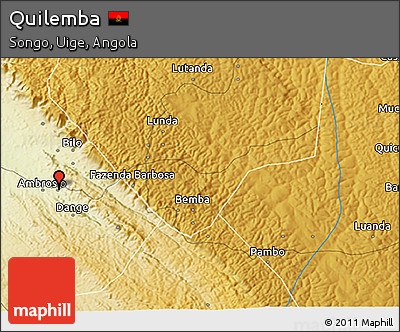 Physical 3D Map of Quilemba