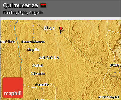Physical 3D Map of Quimucanza