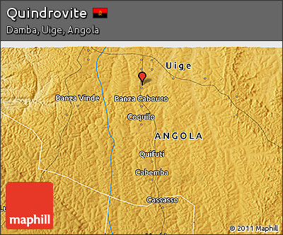 Physical 3D Map of Quindrovite