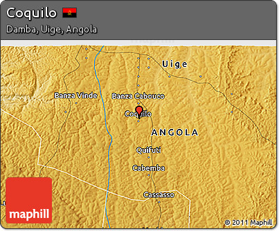 Physical 3D Map of Coquilo