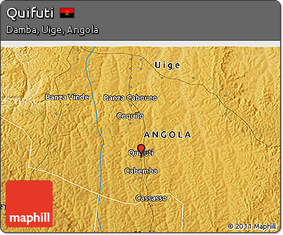 Physical 3D Map of Quifuti