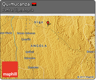 Physical 3D Map of Quimucanza