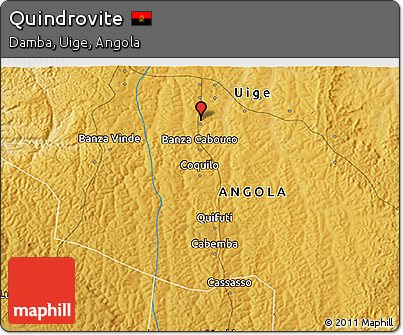 Physical 3D Map of Quindrovite