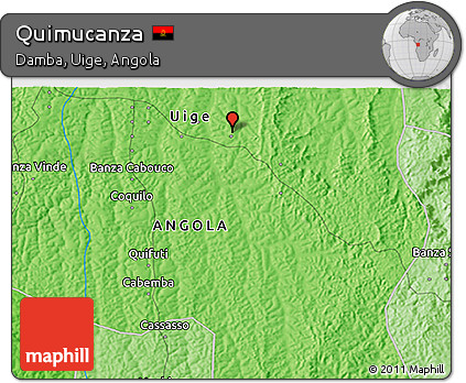 Political 3D Map of Quimucanza