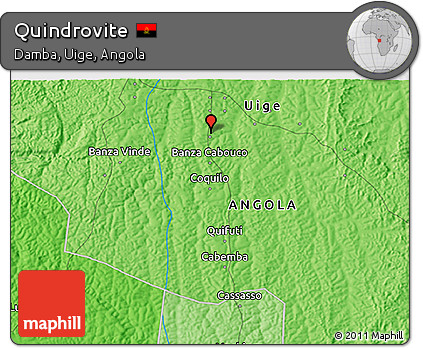 Political 3D Map of Quindrovite
