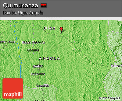 Political 3D Map of Quimucanza