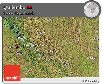 Satellite 3D Map of Quilemba
