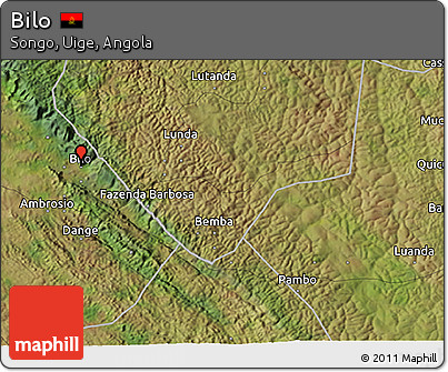 Satellite 3D Map of Bilo