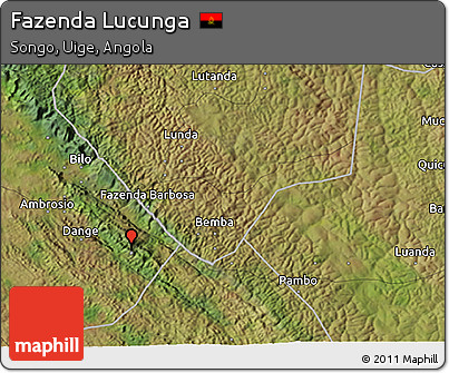 Satellite 3D Map of Fazenda Lucunga
