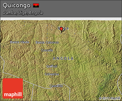 Satellite 3D Map of Quicongo