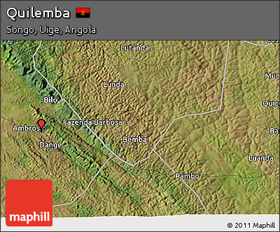 Satellite 3D Map of Quilemba