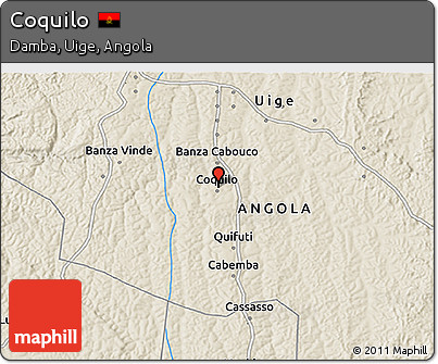 Shaded Relief 3D Map of Coquilo