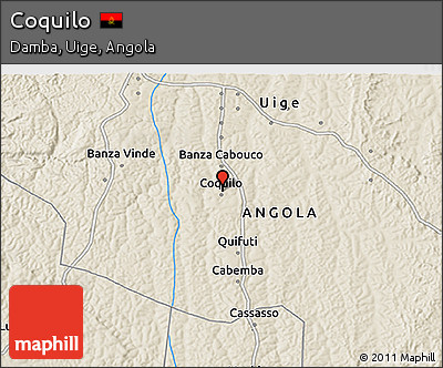 Shaded Relief 3D Map of Coquilo
