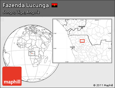 Blank Location Map of Fazenda Lucunga