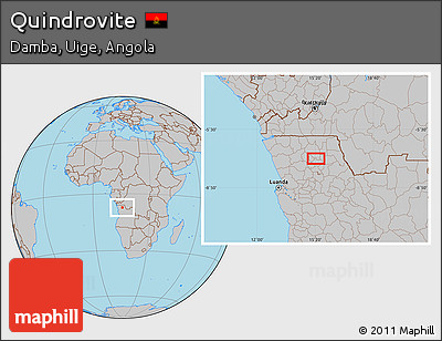 Gray Location Map of Quindrovite