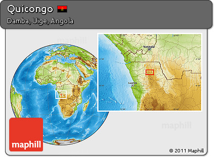Physical Location Map of Quicongo