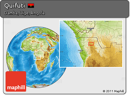 Physical Location Map of Quifuti