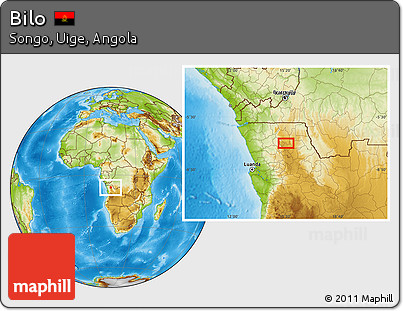 Physical Location Map of Bilo