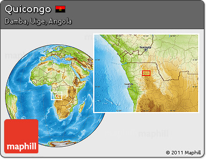 Physical Location Map of Quicongo