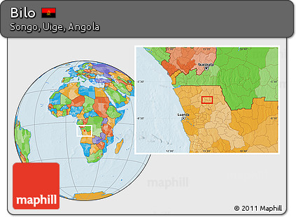 Political Location Map of Bilo