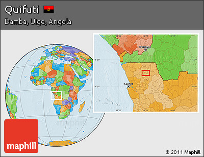 Political Location Map of Quifuti