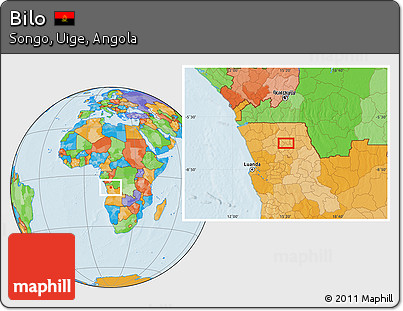 Political Location Map of Bilo