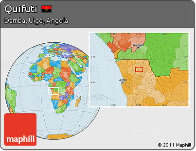 Political Location Map of Quifuti