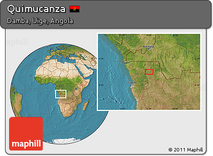 Satellite Location Map of Quimucanza