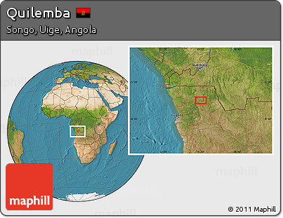 Satellite Location Map of Quilemba
