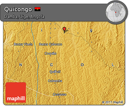 Physical Map of Quicongo
