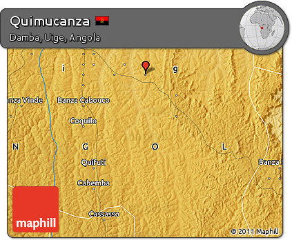 Physical Map of Quimucanza