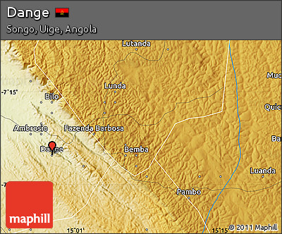 Physical Map of Dange