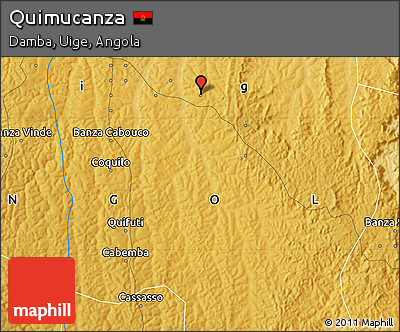 Physical Map of Quimucanza