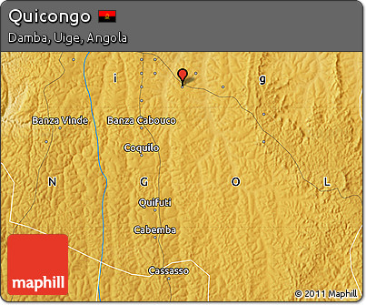Physical Map of Quicongo