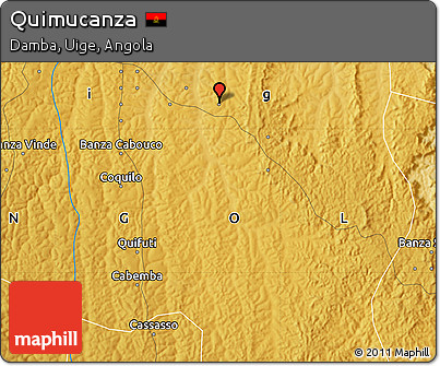 Physical Map of Quimucanza
