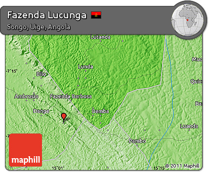 Political Map of Fazenda Lucunga