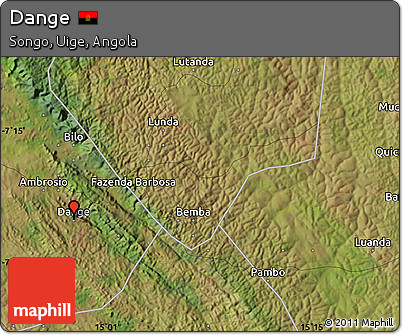 Satellite Map of Dange
