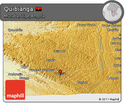 Physical Panoramic Map of Quibianga