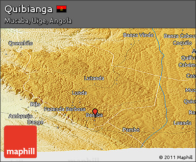 Physical Panoramic Map of Quibianga