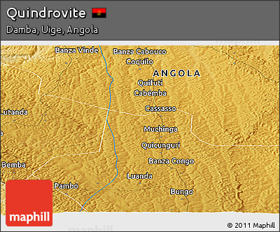 Physical Panoramic Map of Quindrovite