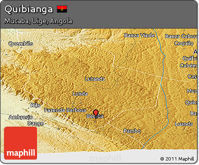 Physical Panoramic Map of Quibianga