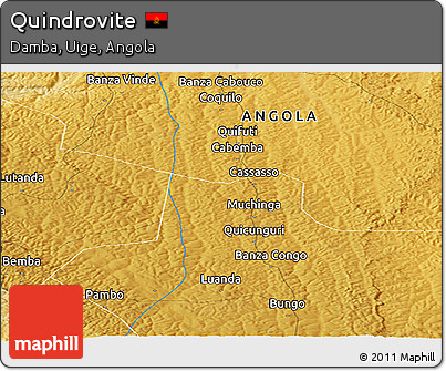 Physical Panoramic Map of Quindrovite