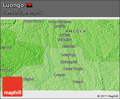 Political Panoramic Map of Luongo