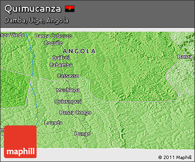 Political Panoramic Map of Quimucanza