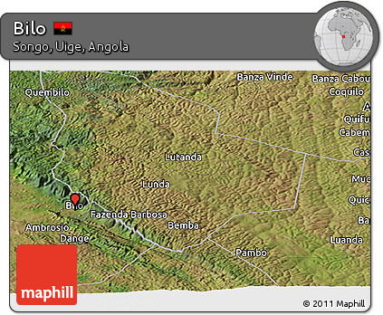 Satellite Panoramic Map of Bilo