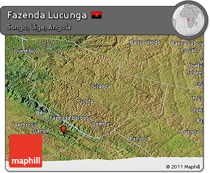 Satellite Panoramic Map of Fazenda Lucunga