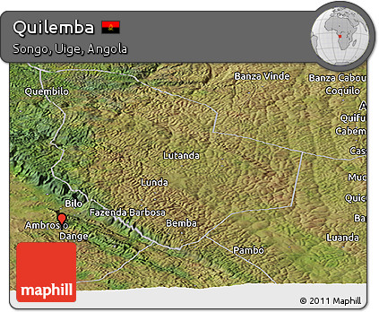 Satellite Panoramic Map of Quilemba