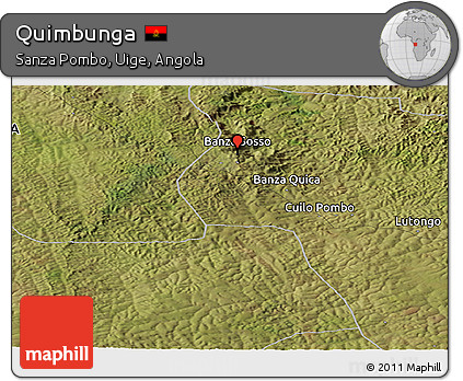 Satellite Panoramic Map of Quimbunga