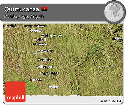 Satellite Panoramic Map of Quimucanza